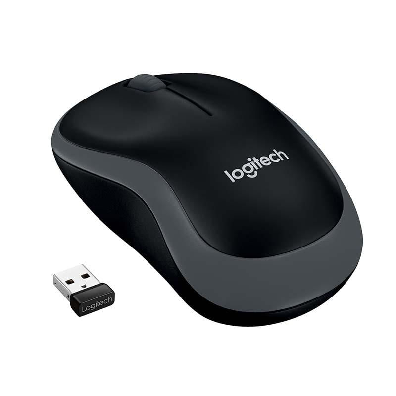 Mouse Logitech M185 WS 1000 DPI, gri Logitech wireless Mouse M185 - EER2 - swift grey