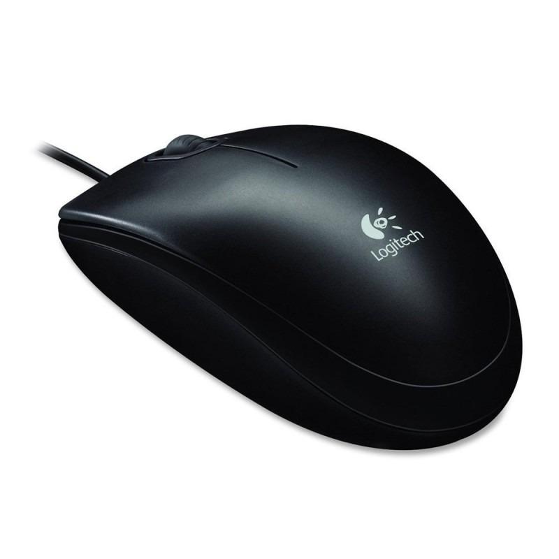 Mouse Logitech B100 800 DPI, negru Mouse Logitech B100, Usb, Black, 910-003357