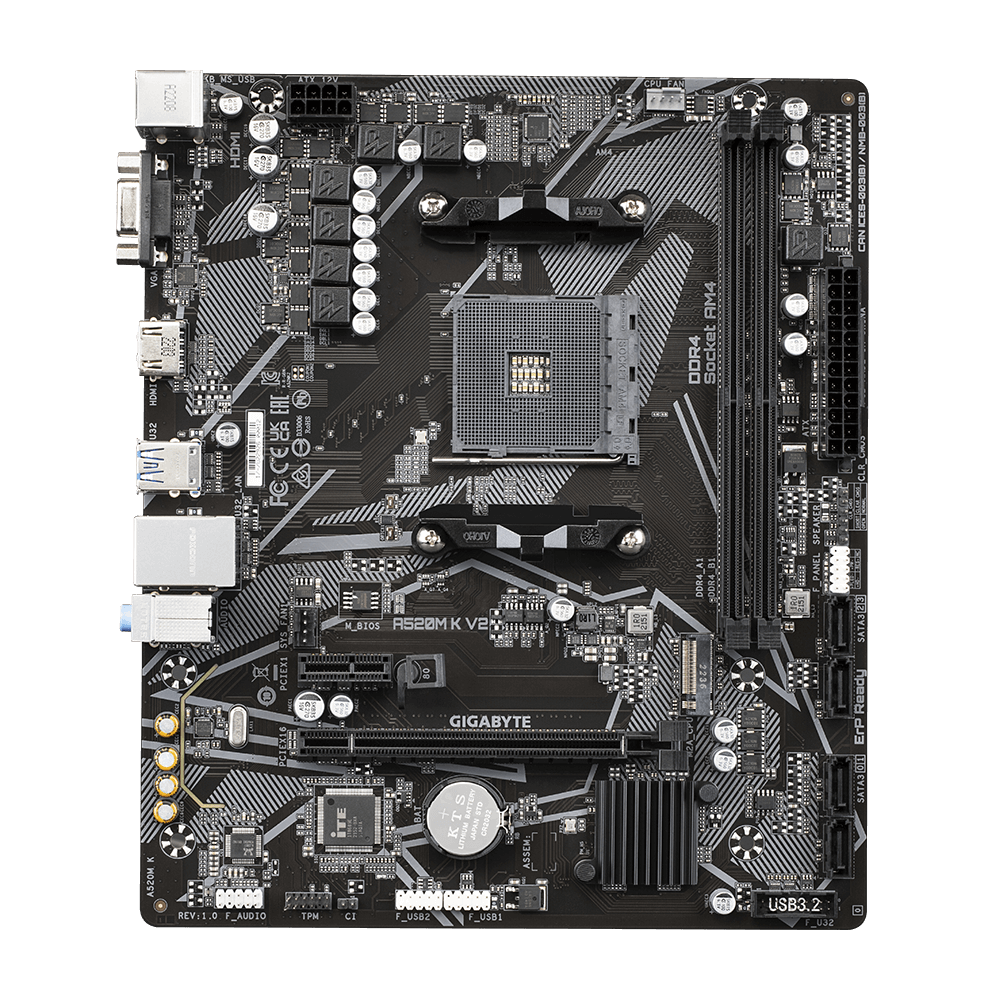 MB Gigabyte A520M K V2 AM4 DDR4