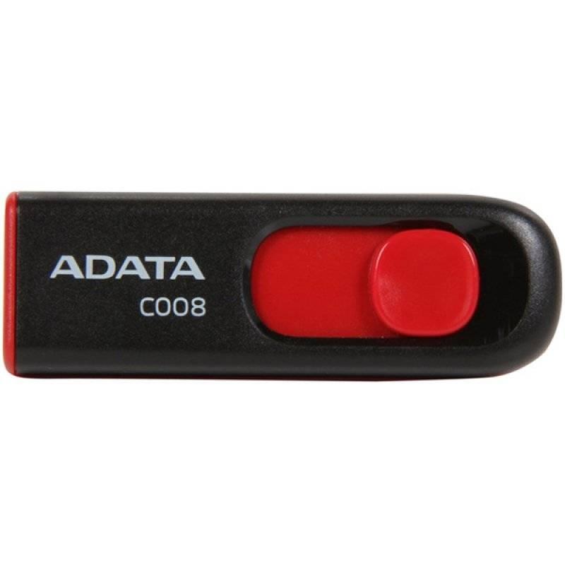 USB 16GB ADATA AC008-16G-RKD USB Flash Drive ADATA 16Gb, C008, USB2.0, negru