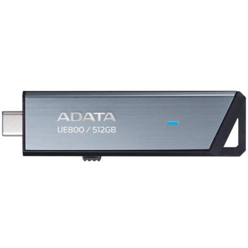 USB 256GB ADATA AELI-UE800-512G-CS USB Flash Drive ADATA 512GB, UE800, USB Type-C, Black