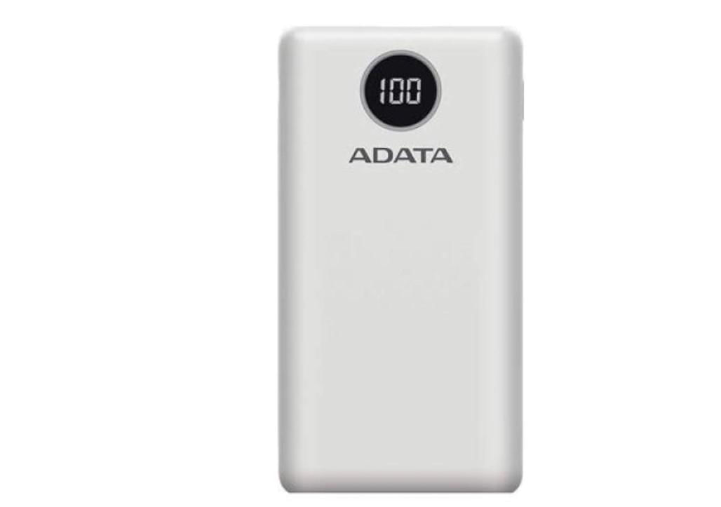 POWERBANK ADATA AP20000 20000MAH WHITE Power bank Adata 20000mAh Quick charge 3.0