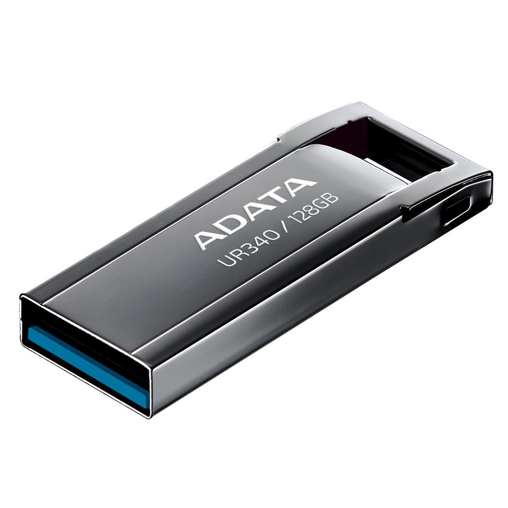 USB ADATA UR340 128GB BLACK METALIC USB Flash Drive ADATA UR340 32GB, black metalic, USB 3.2