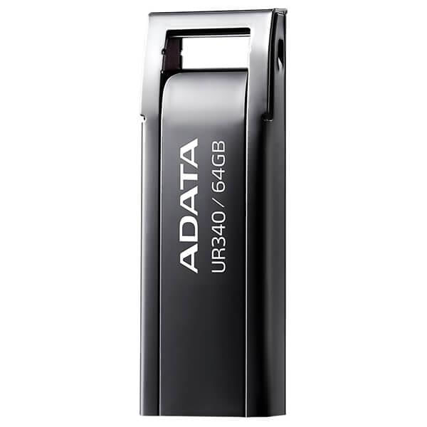 USB ADATA UR340 64GB BLACK METALIC USB Flash Drive ADATA UR340 64GB, BLACK metalic, USB 3.2