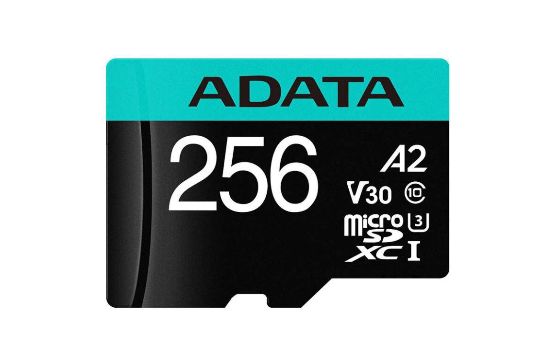 MICROSDHC 256GB AUSDX256GUI3V30SA2-RA1 Micro Secure Digital Card ADATA 256GB, AUSDX256GUI3V30SA2-RA1, Clasa 10