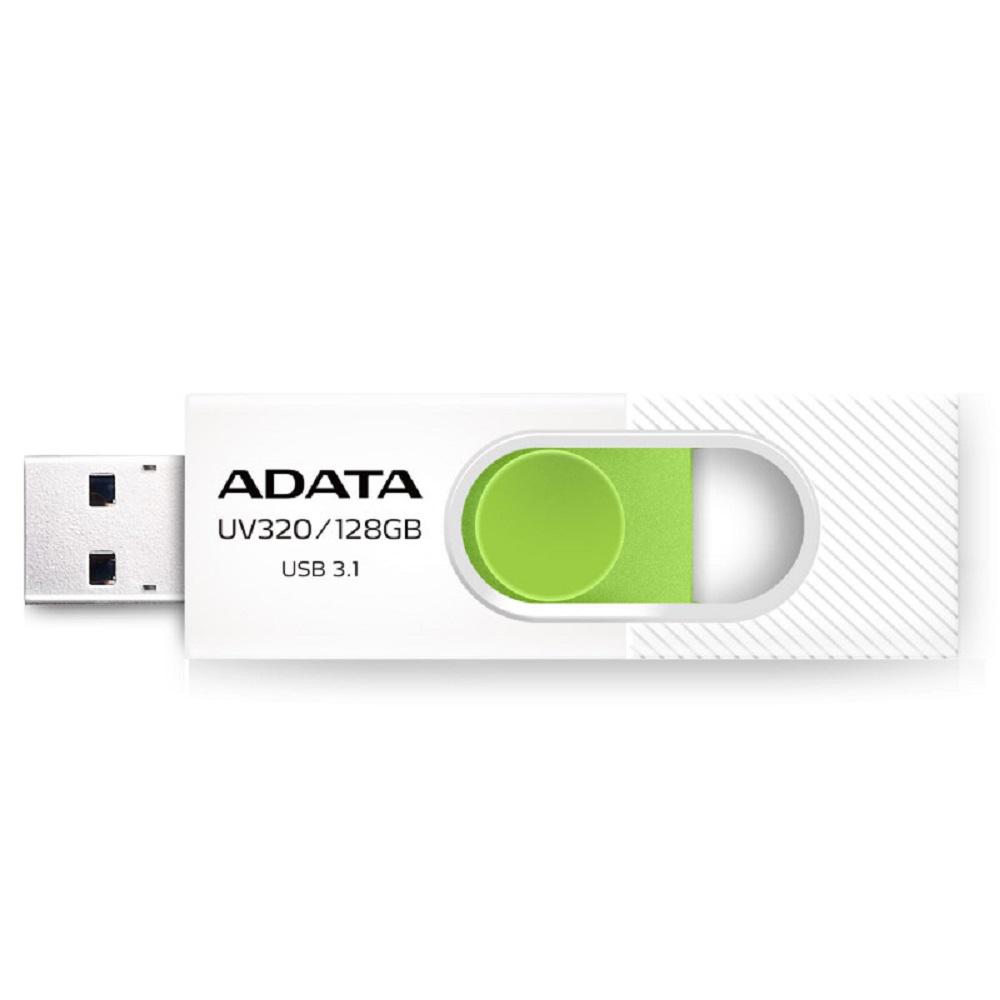 USB 32GB ADATA AUV320-32G-RWHGN USB Flash Drive ADATA 32Gb, UV320, USB3.1, alb/verde