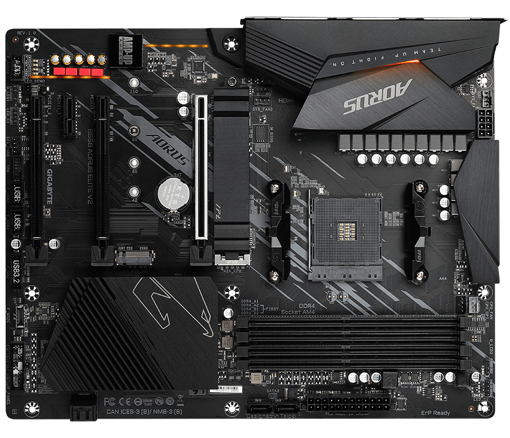 MB Gigabyte B550 AORUS ELITE V2 AM4 Placa de baza Gigabyte B550 AORUS ELITE V2 Socket AM4 ACPU AMD Socket AM4