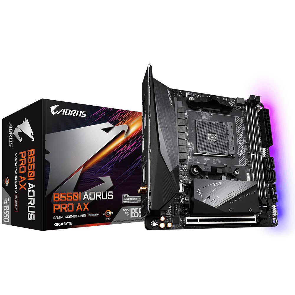 MB GIGABYTE B550I AORUS PRO AX AM4 Placa de baza Gigabyte B550I AORUS PRO AX AM4 CPU AMD Socket AM4