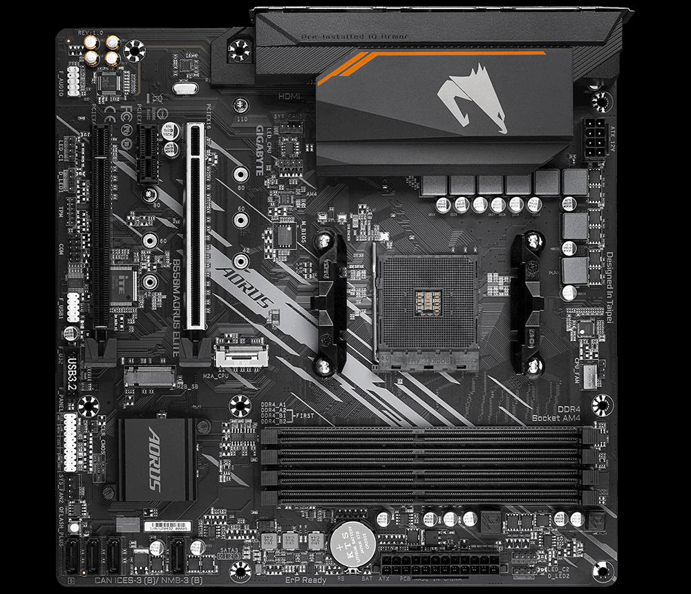 MB GIGABYTE AMD B550M AORUS ELITE Placa de baza Gigabyte AMD B550M AORUS ELITE