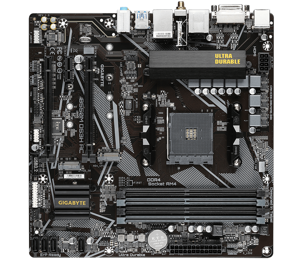 MB GB B550M DS3H AC AM4 DDR4