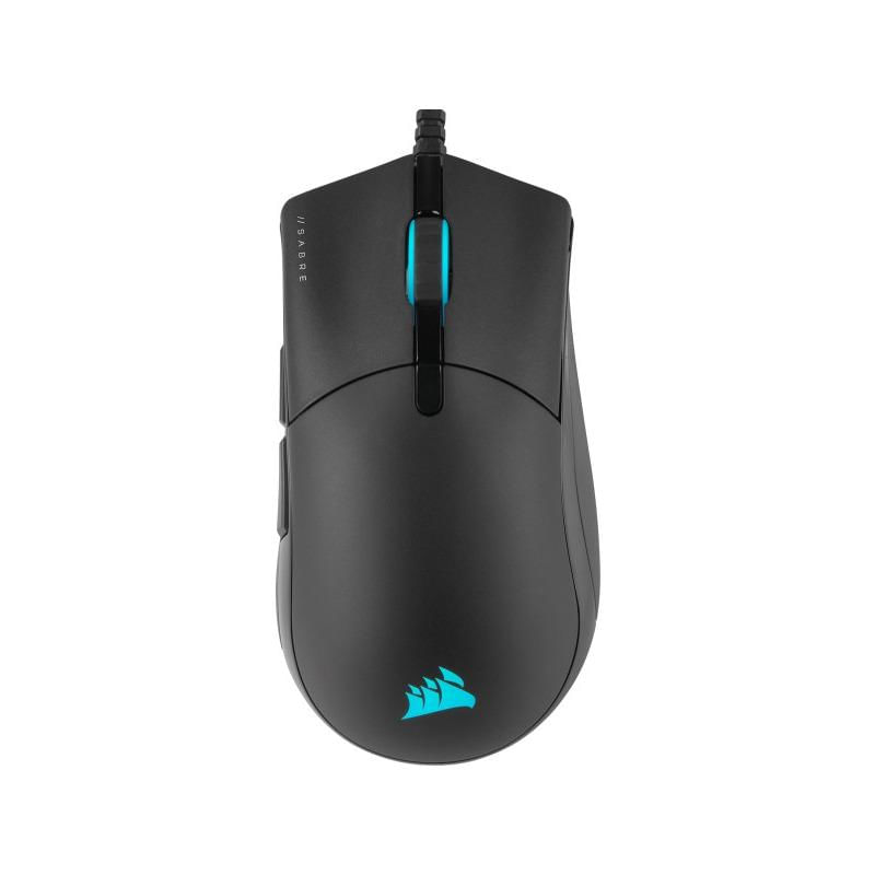 Mouse Gaming Corsair SABRE RGB PRO Champion Series, Iluminare RGB iCUE, Negru