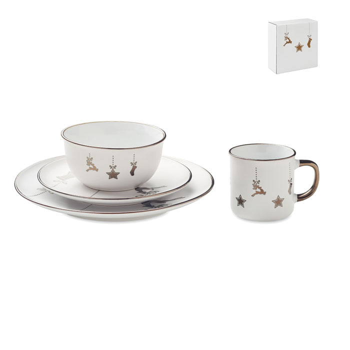 Set de 4 piese din ceramic