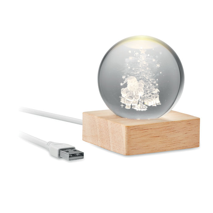 Midocean Glob Sticla Craciun LED