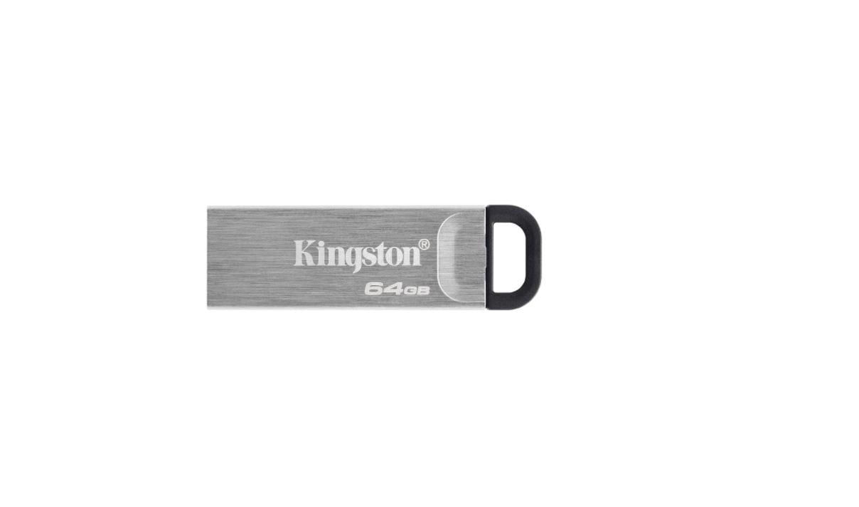 USB 64GB KS DTKN METALIC 3.2 USB Flash Drive Kingston, DataTraveler Kyson, 64GB, USB 3.2, metalic