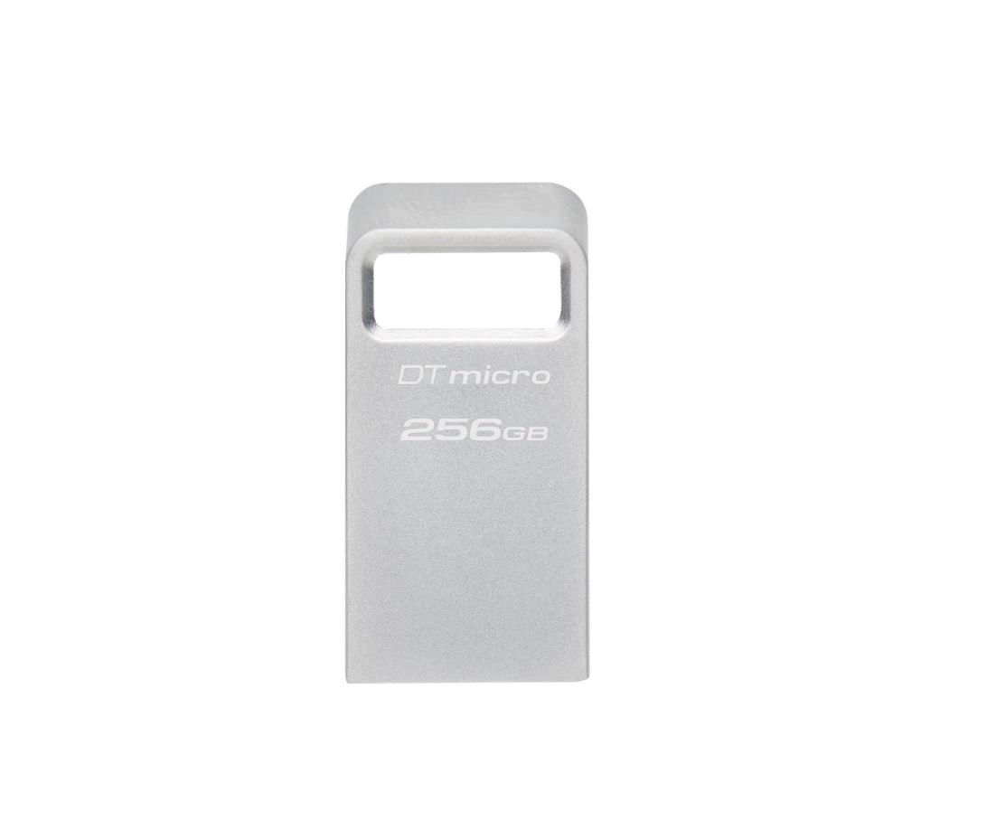 KS USB 256GB DATATRAVELER MICRO 3.2 USB Flash Drive Kingston 256GB Data Traveler Micro, USB 3.2 Gen1, Metalic