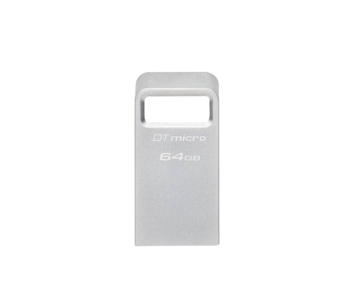 KS USB 64GB DATATRAVELER MICRO 3.2 USB Flash Drive Kingston 32GB Data Traveler Micro, USB 3.2 Gen1, Metalic