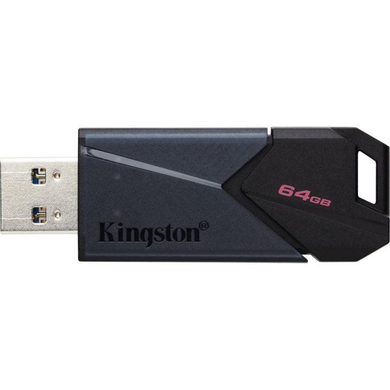 KS USB 64GB DT EXODIA ONYX 3.2 USB Flash Drive Kingston 64GB Data Traveler Exodia Onyx, USB 3.2 Gen1, Black