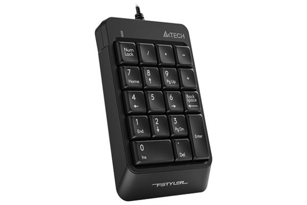 Tastatura numerica A4Tech FK-13P, negru TASTATURA numerica A4TECH Fstyler - FK-13P-BK ASTATURA numerica A4TECH Fstyler