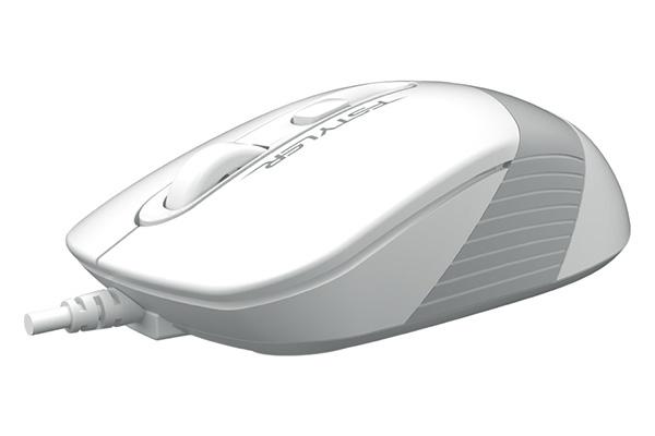 MOUSE A4TECH FM10 cu fir 1600DPI, ALB