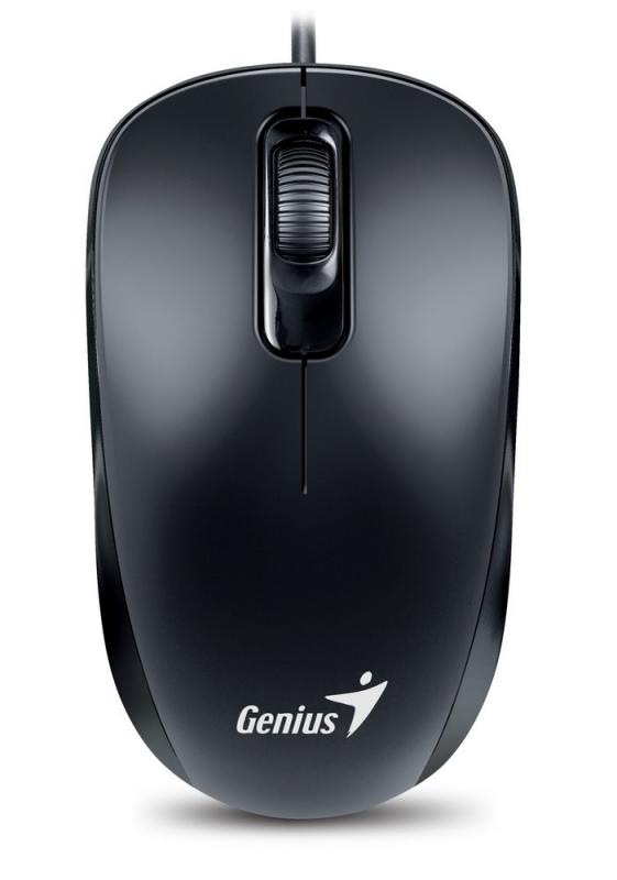 Mouse Genius DX-110 1000DPI, negru Mouse Genius cu fir, optic, DX110, 1200dpi, negru, plug and play, USB