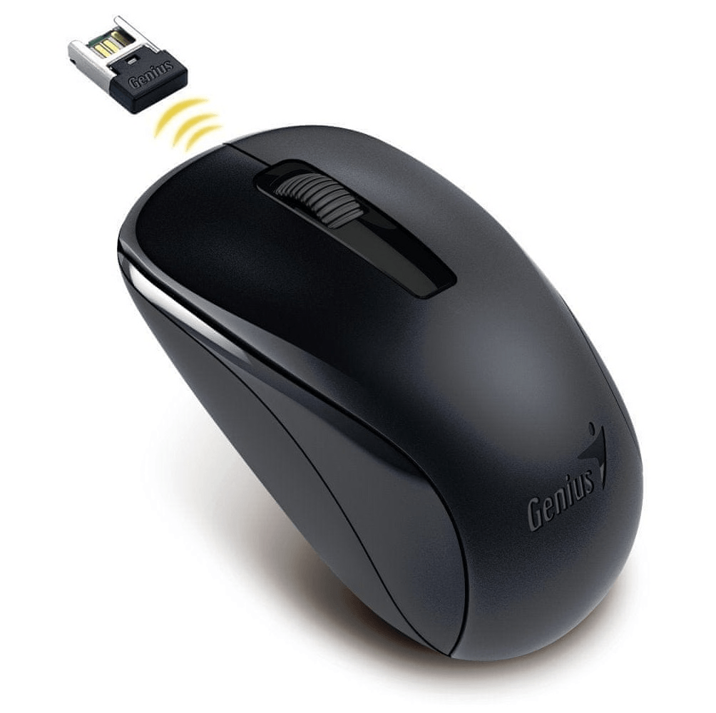 Mouse Genius NX-7005 wireless, negru Mouse Genius wireless NX-7005, 2.4Ghz, optic, 1200 dpi, butoane/scroll 3/1, negru  Categorie notebook si PC  Tip wireless  Tehnologie optic