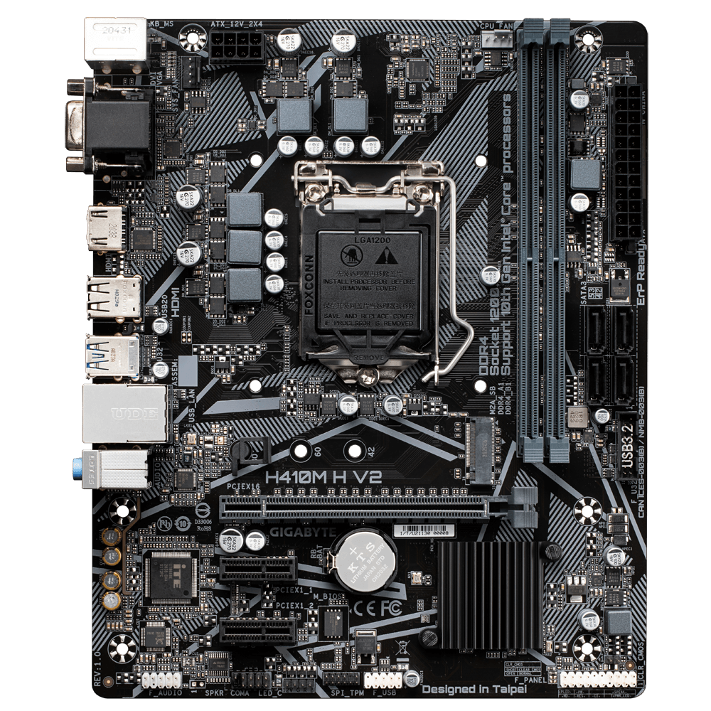 MB Gigabyte H410M H V2 LGA 1200