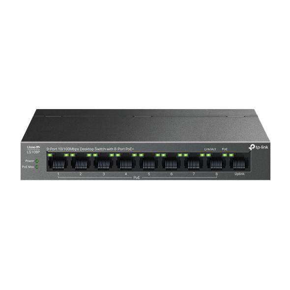 TP-LINK LS109P 9 PORT 10/100 SWITCH