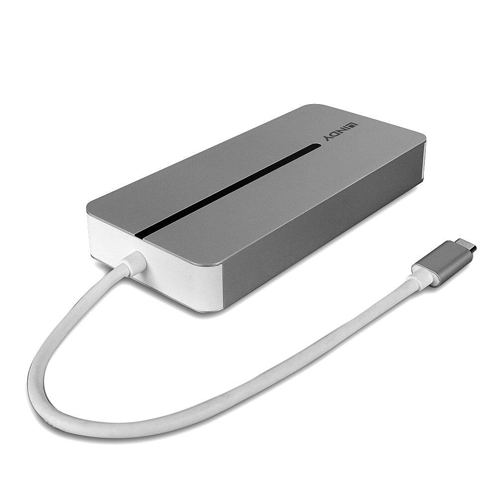 Lindy DST-Mx Duo Mini Dock USB Type-C - 0 | YEO