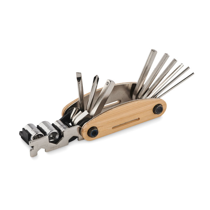 Multitool de buzunar din bambus