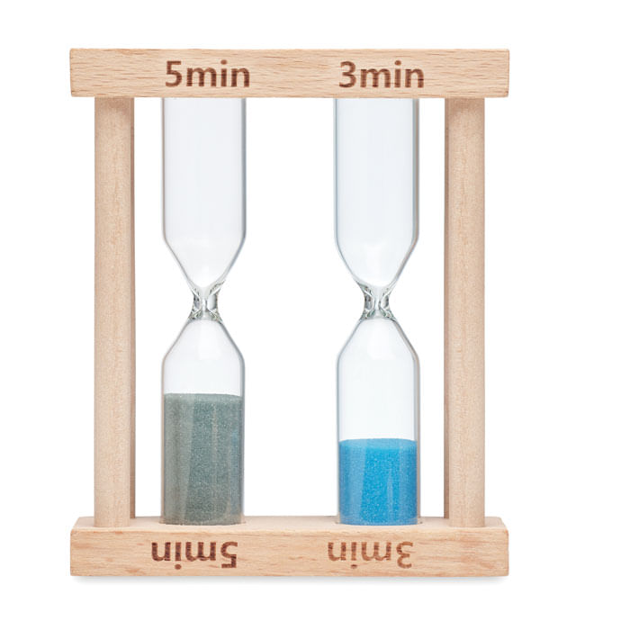 Set de 2 clepsidre din lemn