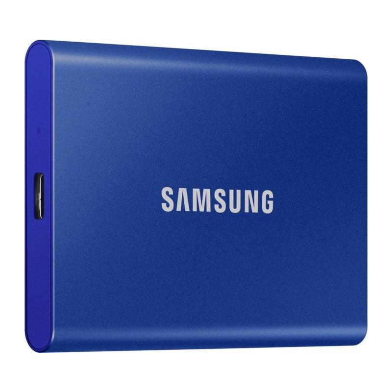 SSD Extern Samsung, 1TB, USB 3.1, Blue SSD extern Samsung T7 Touch portabil, 1TB, USB 3.1, Albastru