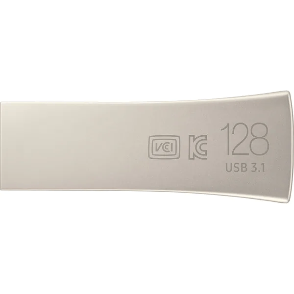 SM USB 128GB BAR PLUS MICRO 3.1 SILVER USB Flash Drive Samsung 128GB BAR Plus, USB 3.1 Gen1, viteza 400/MBs, Champaign Silver