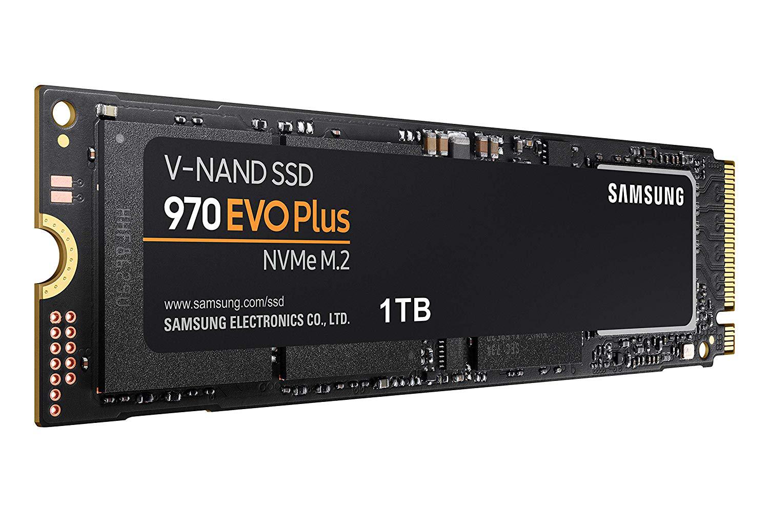 SSD Samsung 970 EVO Plus 1TB PCI Express SSD Samsung, 970 Evo Plus, retail, 1TB, NVMe M.2 2280 PCI-E