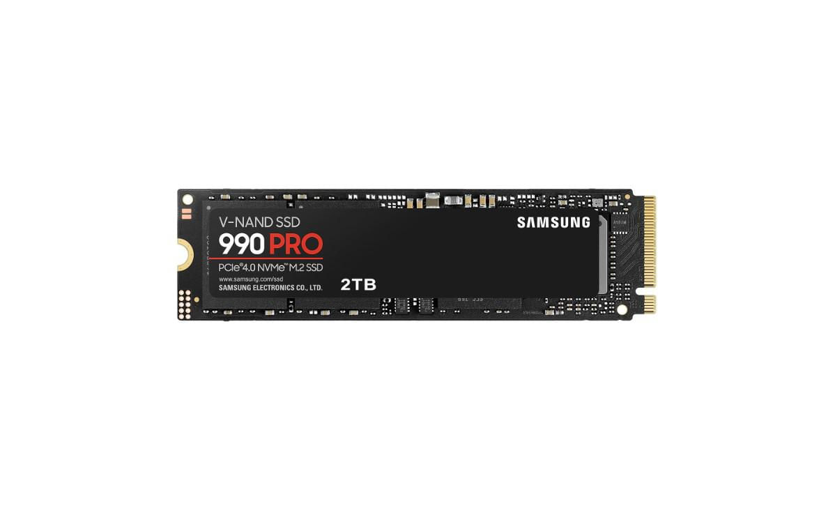 SSD Samsung, 990 PRO, 2TB, M2, PCIe 4.0 SSD Samsung, 990 PRO, retail, 2TB, NVMe M.2 2280 PCI-E, R/W speed:74500/6900 MB/s