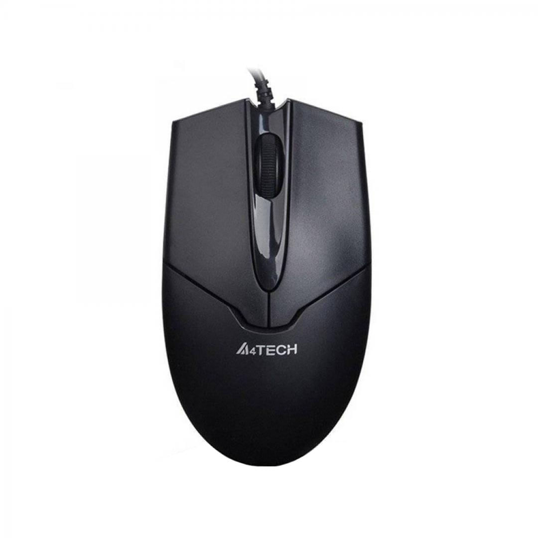 MOUSE A4TECH OP-550NU cu fir 1000DPI, NG Mouse A4tech wired, optic, USB, OP-550NU-1, V-track Padless USB