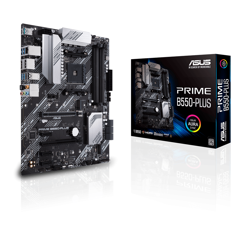 MB ASUS AMD PRIME B550-PLUS AM4 Placa de baza Asus AM4 PRIME B550-PLUS CPU Build