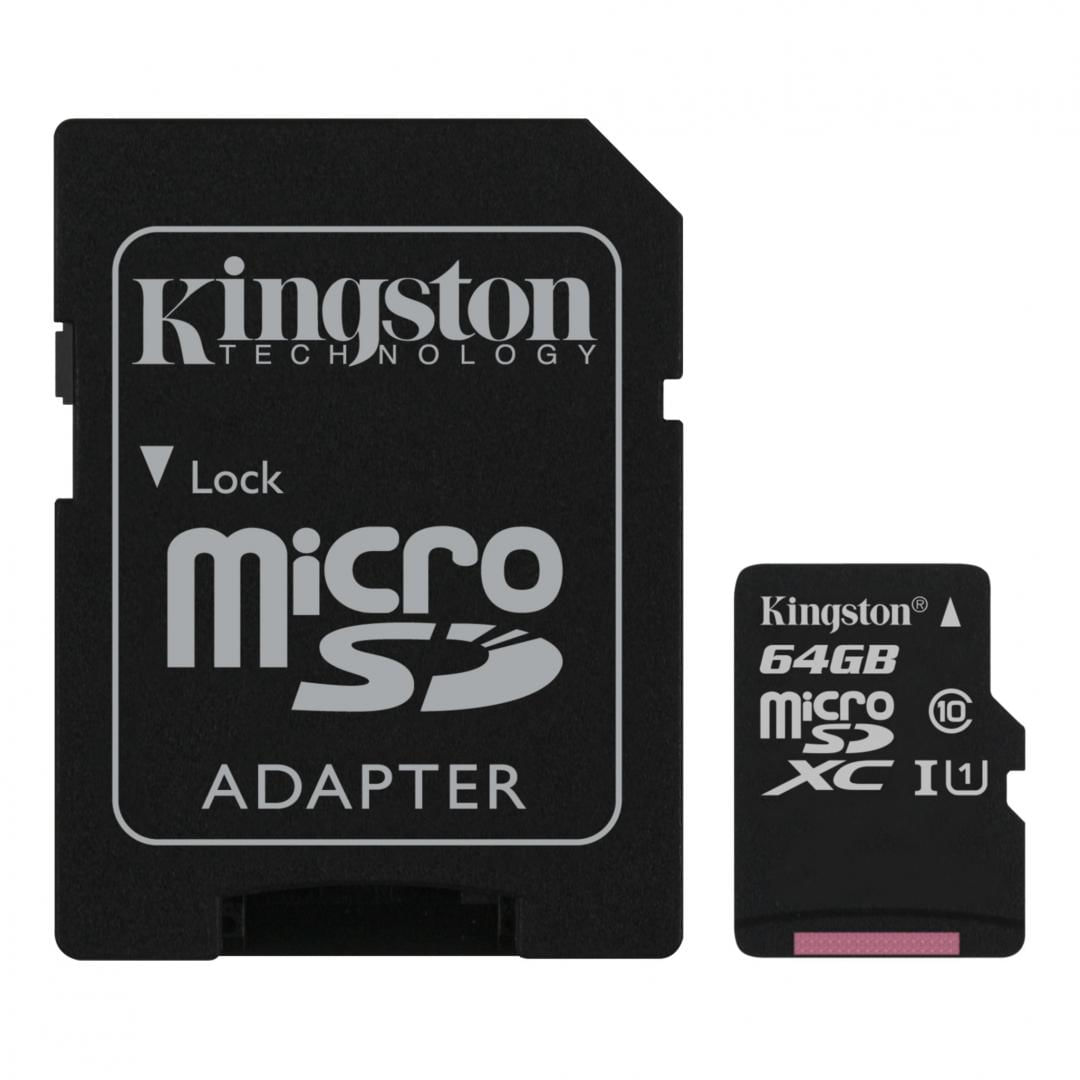 MICROSD 64GB SELECT PLUS SDCS2/64GB MicroSD Kingston, 64GB