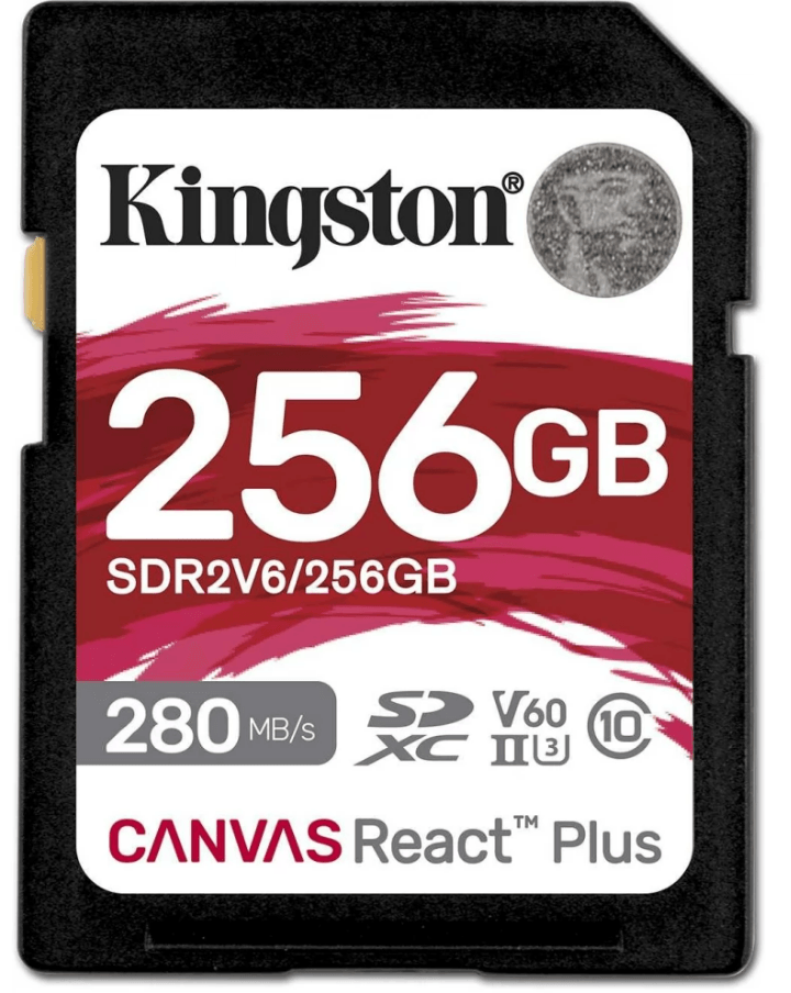 256GB Canvas React Plus SDXC UHS-II 280R