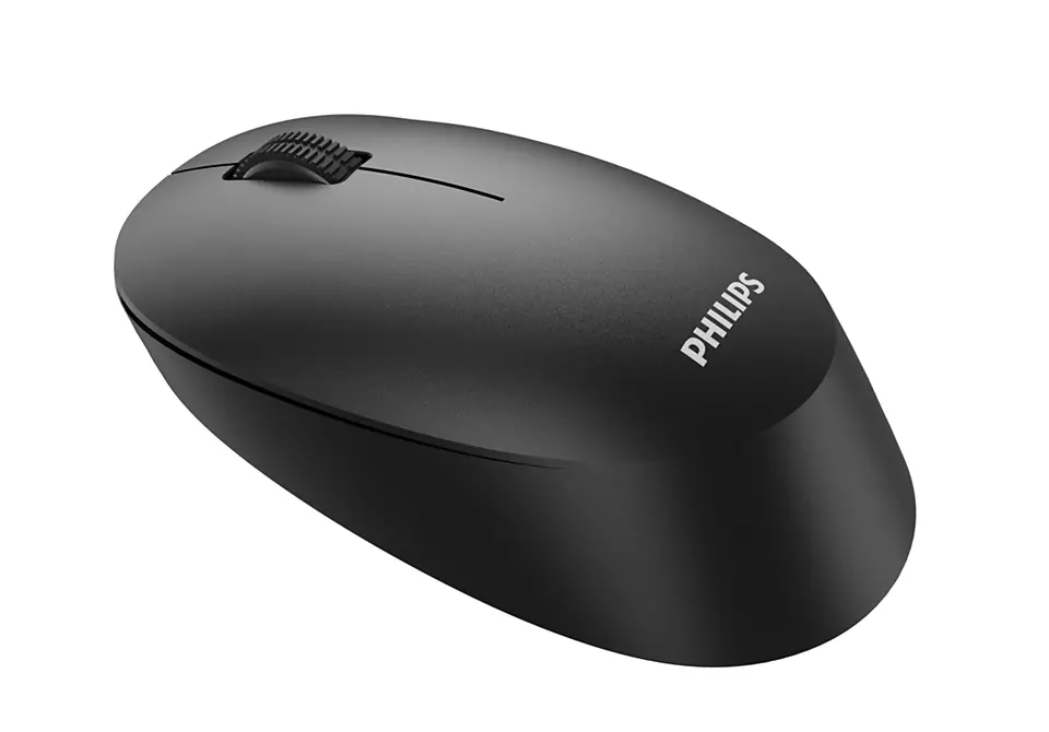 Mouse Philips SPK7307BL, wireless (std) Mouse Philips SPK7307BL, wireless 2.4GHz, optic, 1600 DPI, negru