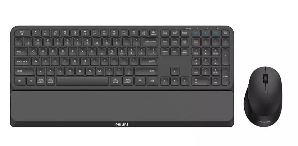 Kit Philips SPT6607, wireless, negru