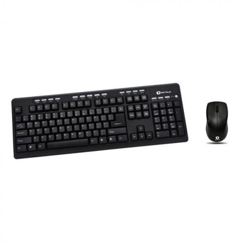 KIT SERIOUX MKM5500 USB Kit tastatura + mouse Serioux MKM5500, cu fir, multimedia, negru, USB