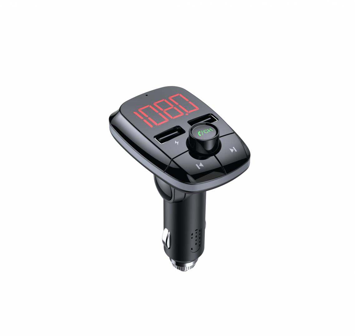 Modulator FM Serioux ABFM50, Bluetooth 5.0 , raza actiune de pna la 5 m