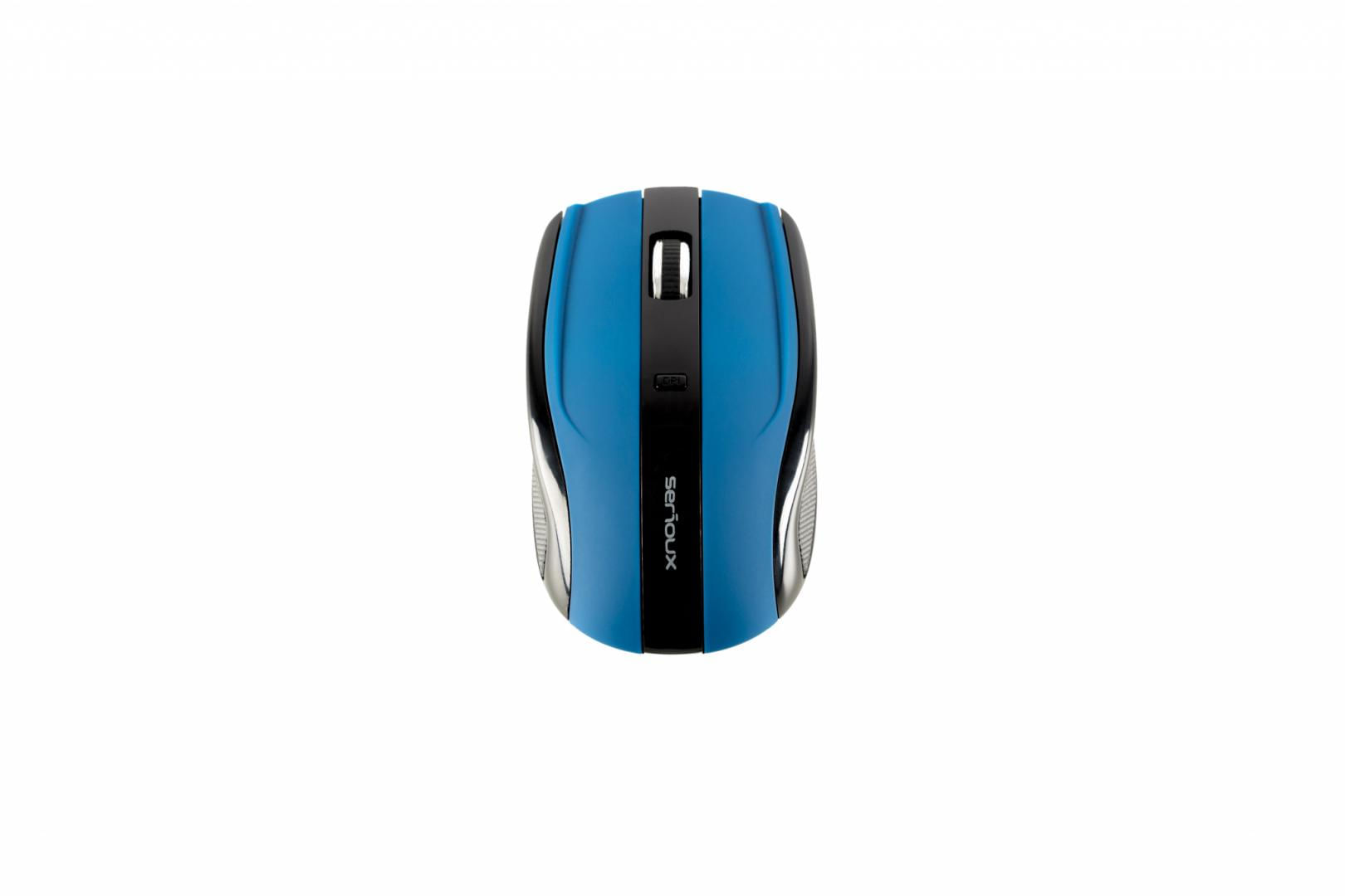 MOUSE SERIOUX RAINBOW400 WR BLUE USB
