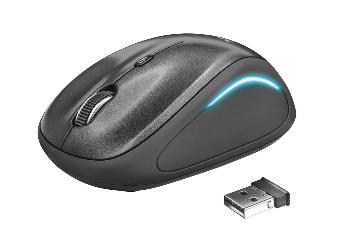 Mouse Trust Yvi FX 1600 DPI, negru