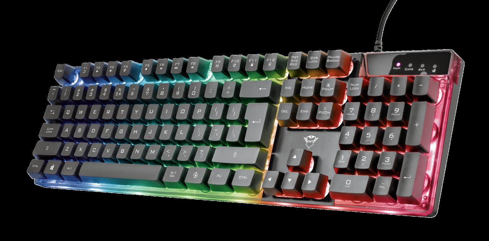 Tastatura Trust GXT 835 Azor cu fir, ng