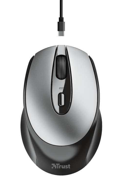 Mouse Trust Zaya 1600 DPI, negru Mouse fara fir Trust Zaya Wireless Rechargeable Mouse Black  Specifications General Formfactor standard Ergonomic design no Height of main product