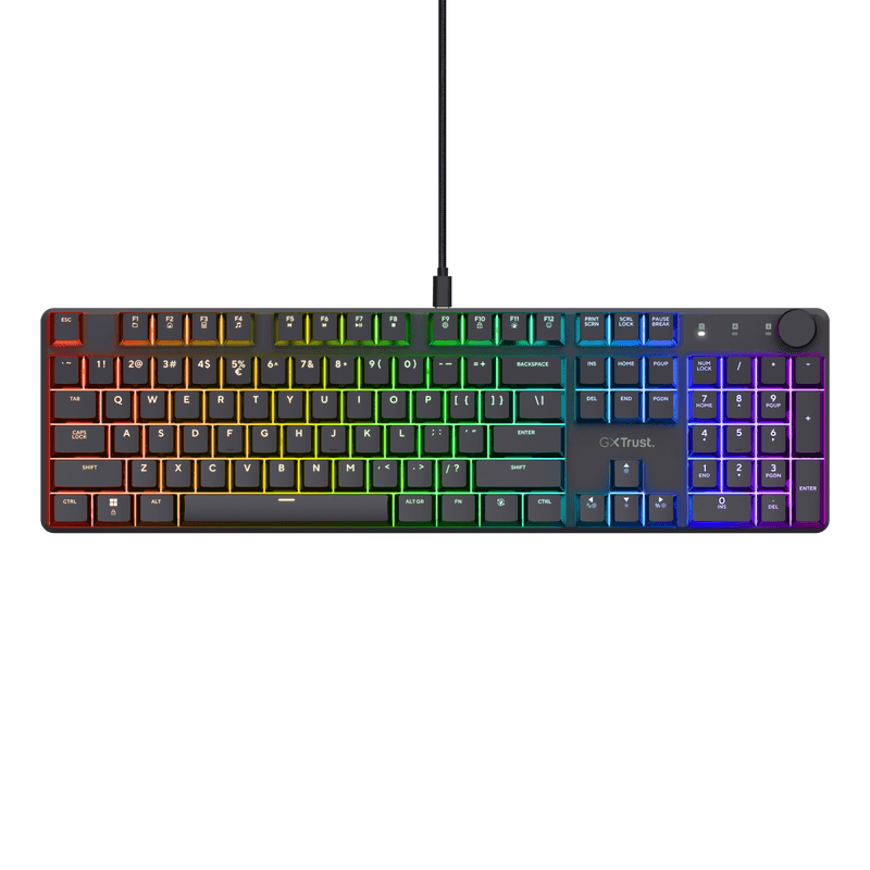 Tastatura Trust GXT 866 Torix cu fir, ng