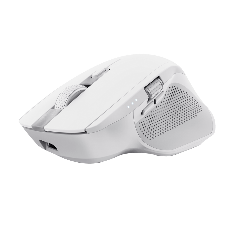 Mouse Trust Ozaa+ 3200 DPI, alb