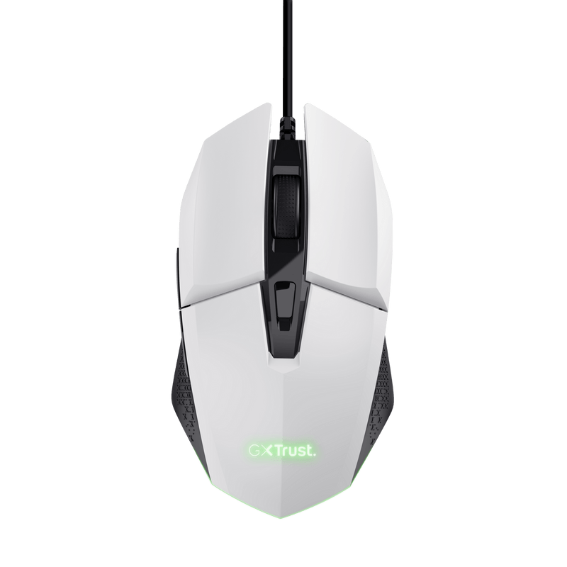 Mouse Trust GXT109W FELOX 6400 DPI, alb