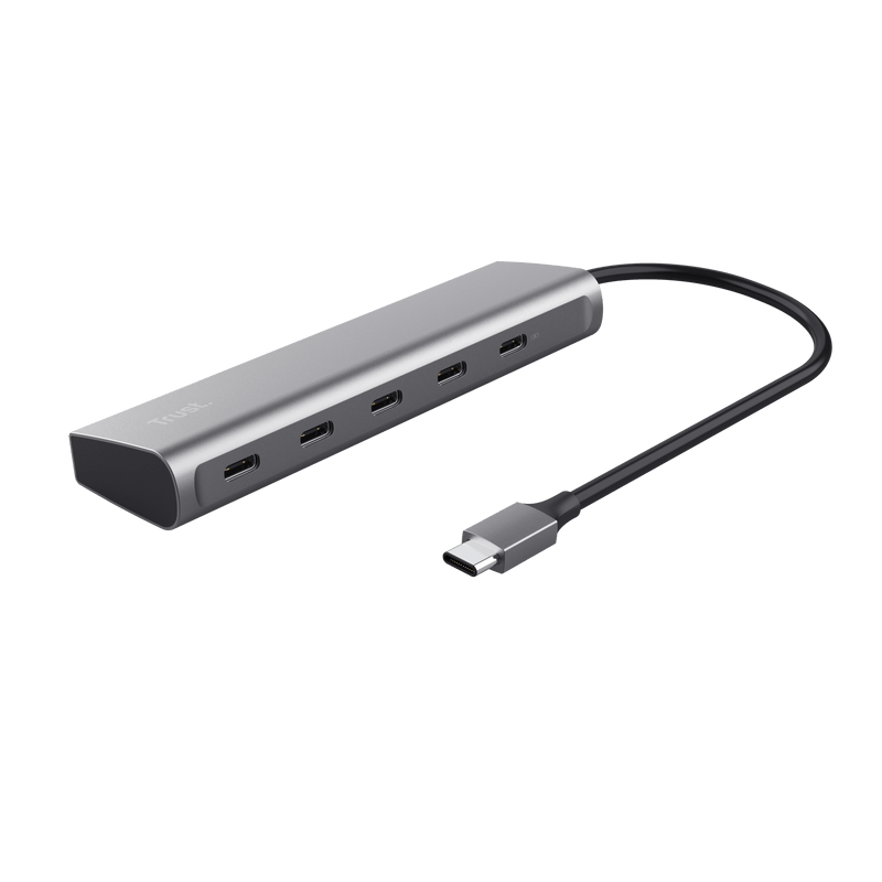 Hub Trust Halyx 5 x USB-C, gri - 0 | YEO